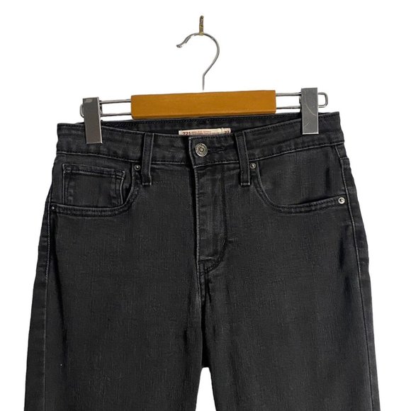 Levi's 721 Women's Black High Rise Skinny Denim Jeans - Picture 2 of 9